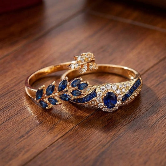 Conjunto de Anéis Avelisse Dourado — imagem 2