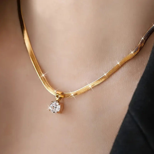 Colar Dourado Valentina
